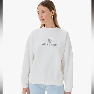 Anine Bing Jaci Monogram Sweatshirt